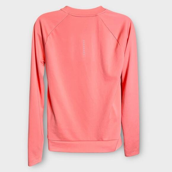 NIKE Running Women's Peach center logo long sleeve top with thumb holes size XS - Picture 3 of 5
